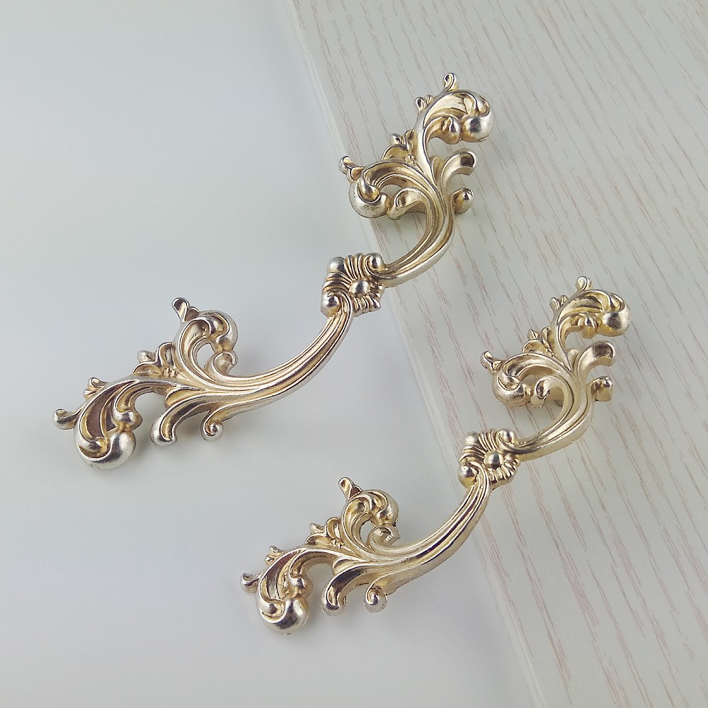 Vintage Furniture Hardware Pulls - Antique Silver Classic Furniture Hardware Handle