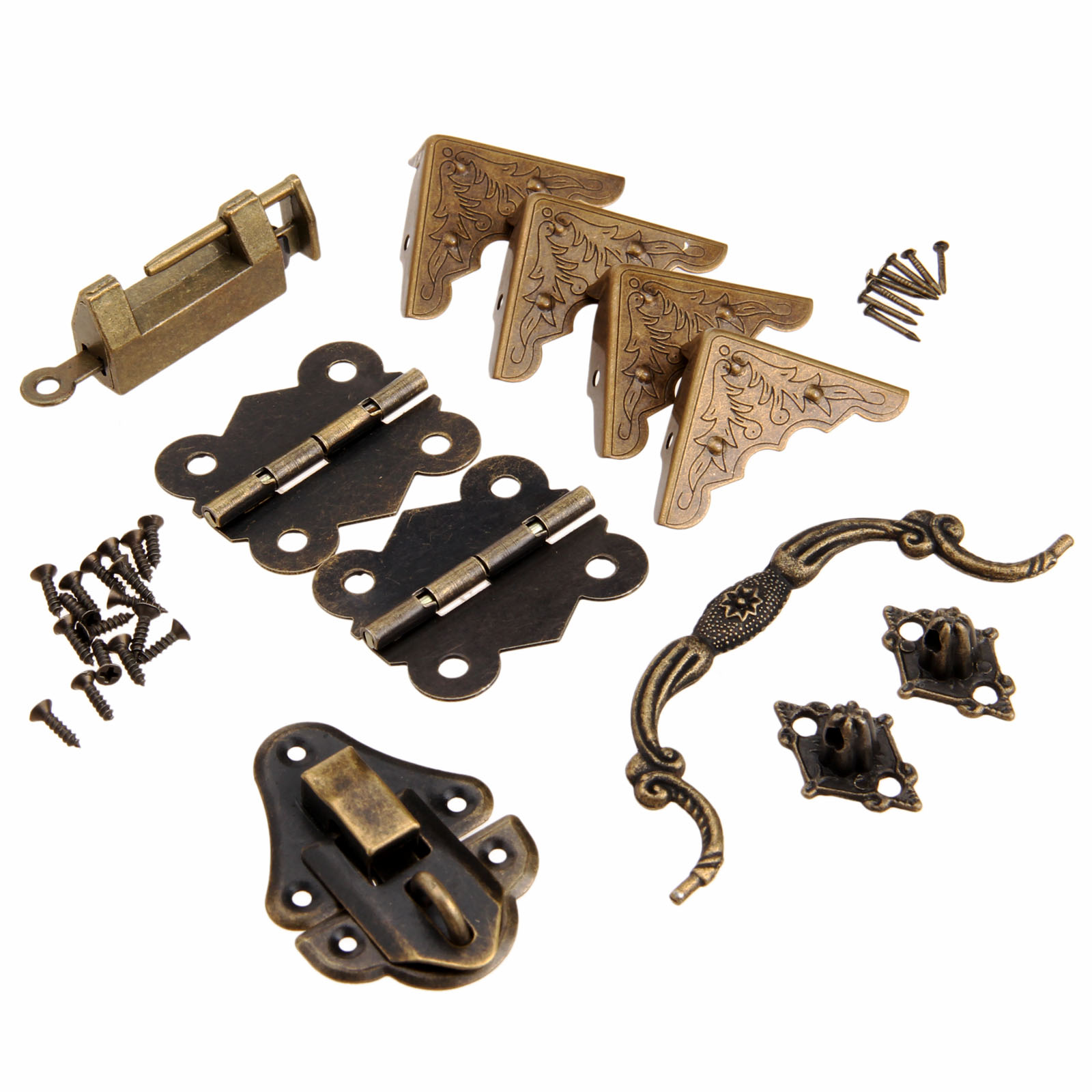 Furniture Hardware Pulls - 9Pcs/set Furniture Fittings Chinese Brass Hardware