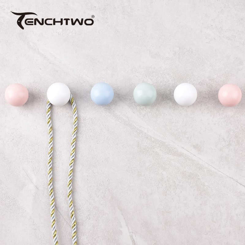 Round Ceramic Hook Clothes Han - Furniture And Hardware review and price
