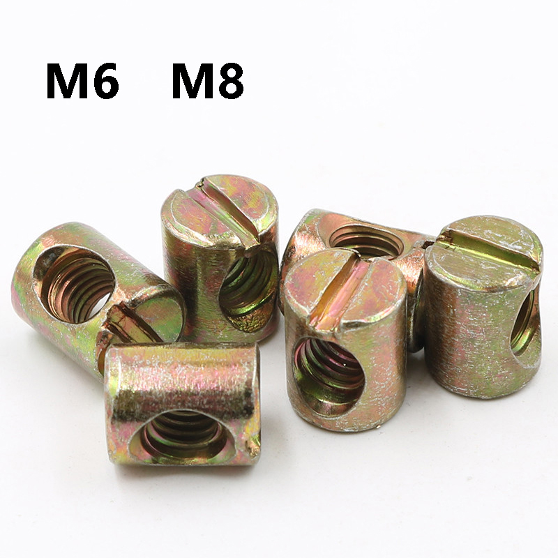 Color Zinc Plated Carbon Steel - Furniture Hardware Barrel Nut review and price