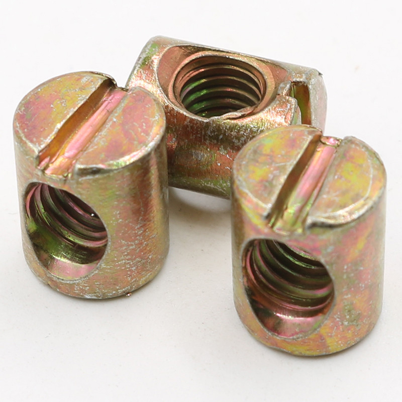 Color Zinc Plated Carbon Steel - Furniture Hardware Barrel Nut review and price