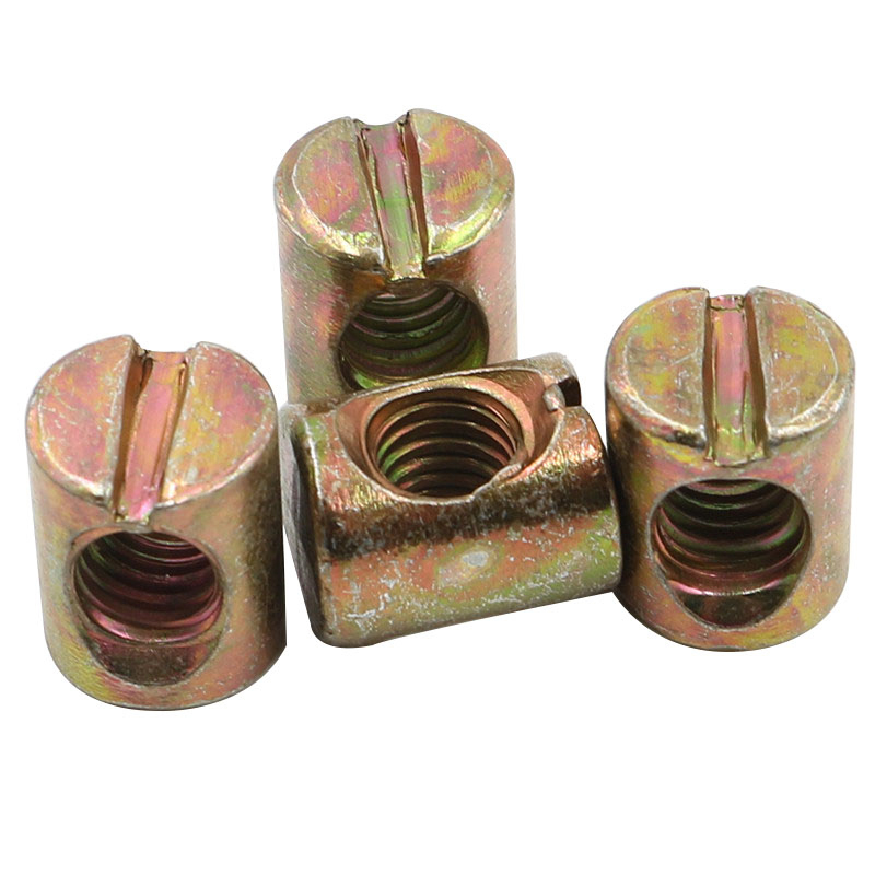 Color Zinc Plated Carbon Steel - Furniture Hardware Barrel Nut review and price