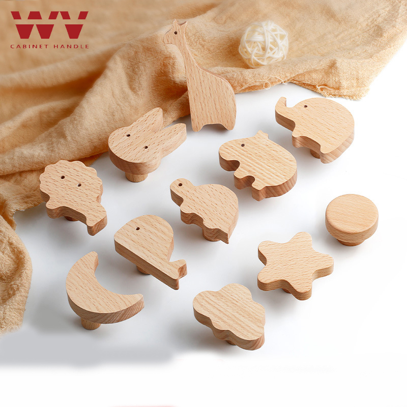 WV Wooden Door Handles Animal  - Furniture Hardware Drawer Pulls review and price