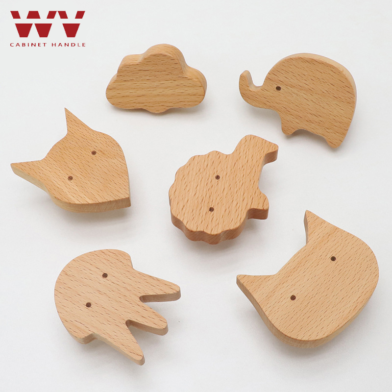 WV Wooden Door Handles Animal  - Furniture Hardware Drawer Pulls review and price
