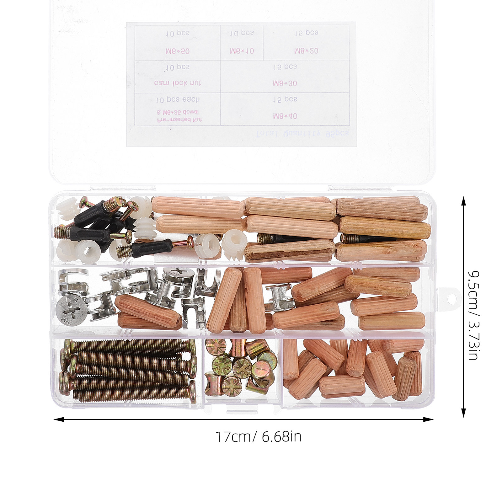 95Pcs Furniture Hardware Assor - Furniture Hardware Barrel Nut review and price