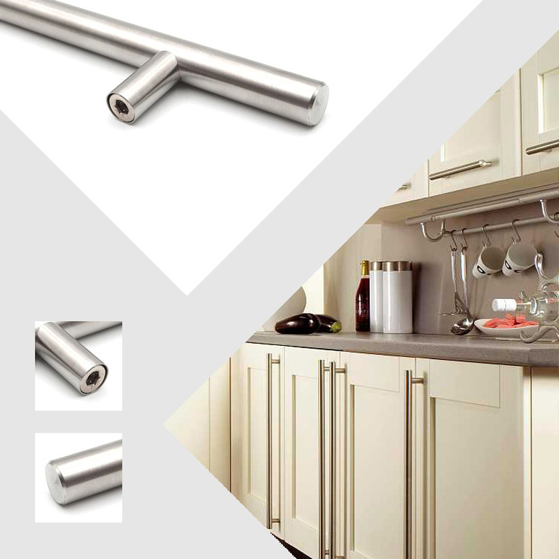 Modern Gold Brushed Straight C - Furniture Hardware Drawer Pulls review and price