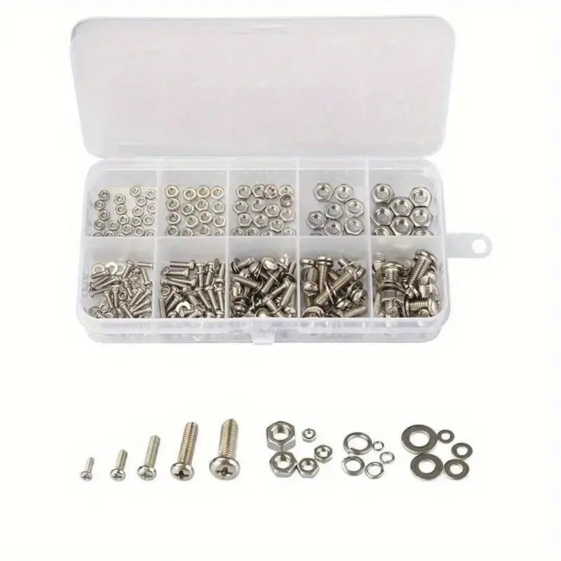 320PCS Hex Nuts & Bolts Set M2 - Furniture Hardware Bolts review and price