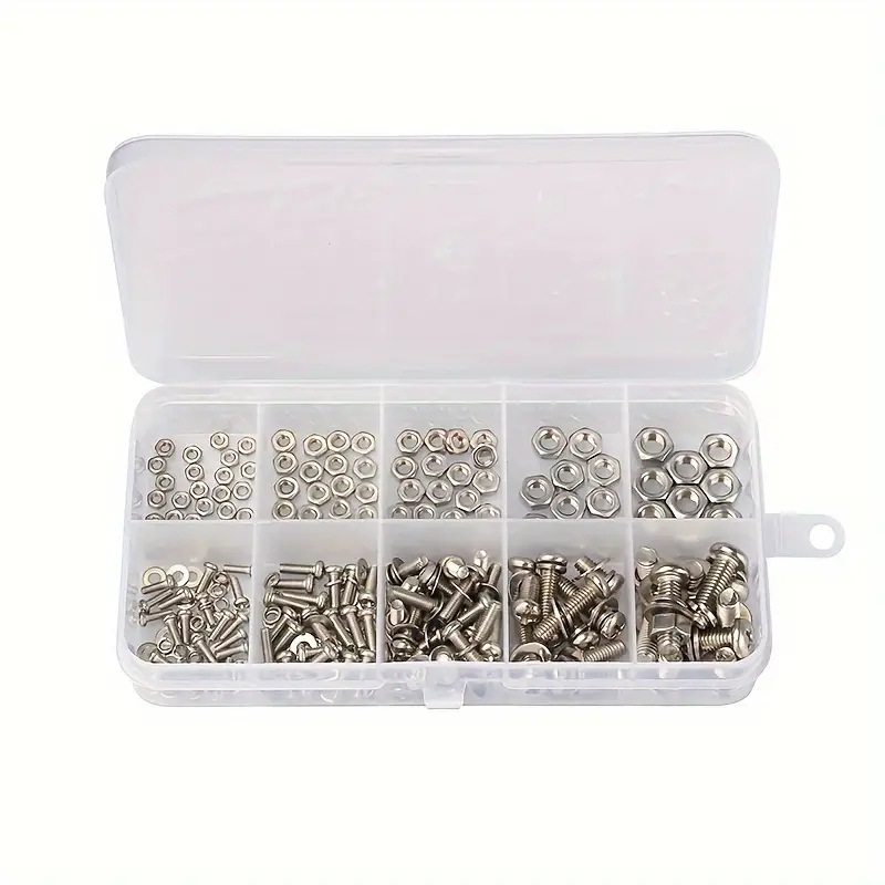 320PCS Hex Nuts & Bolts Set M2 - Furniture Hardware Bolts review and price