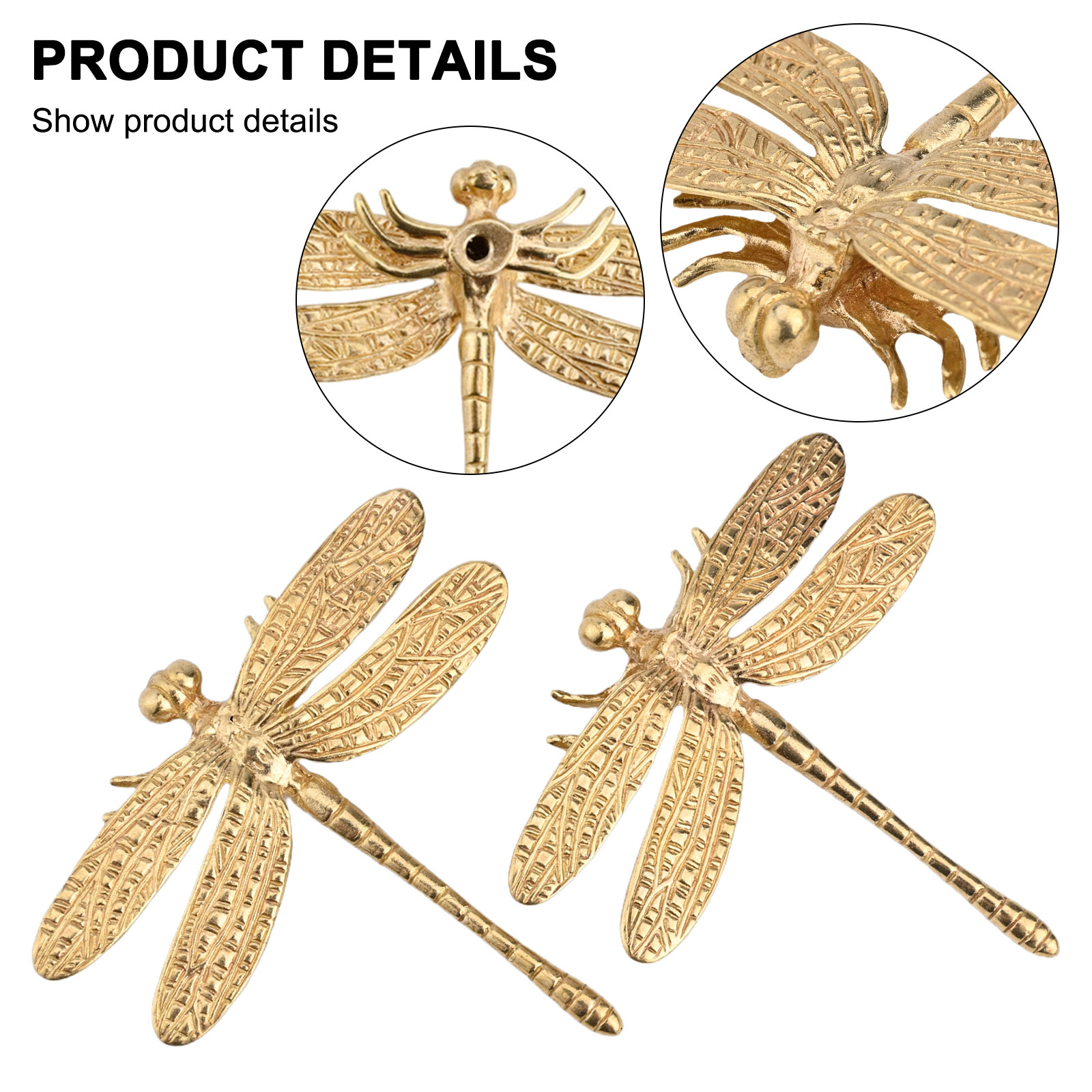 2Pcs Retro Butterfly/Dragonfly - Furniture Hardware Drawer Pulls review and price