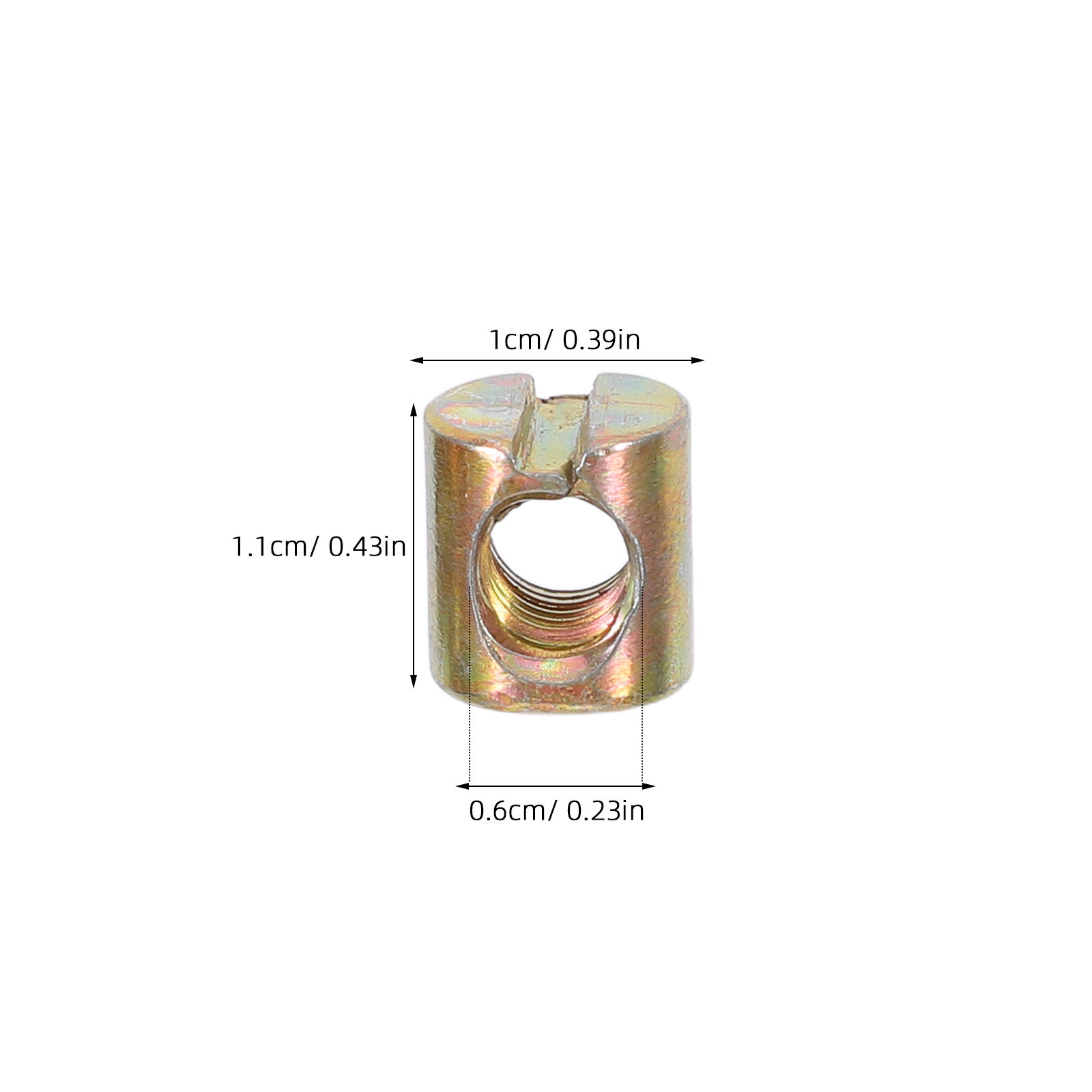 100Pcs M6 Furniture Nuts Barre - Furniture Hardware Barrel Nut review and price