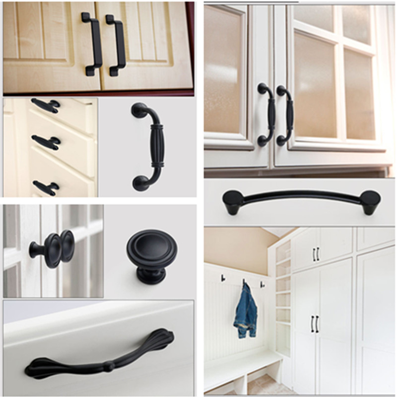 Black Handles for Furniture Ca - Furniture Hardware Drawer Pulls review and price