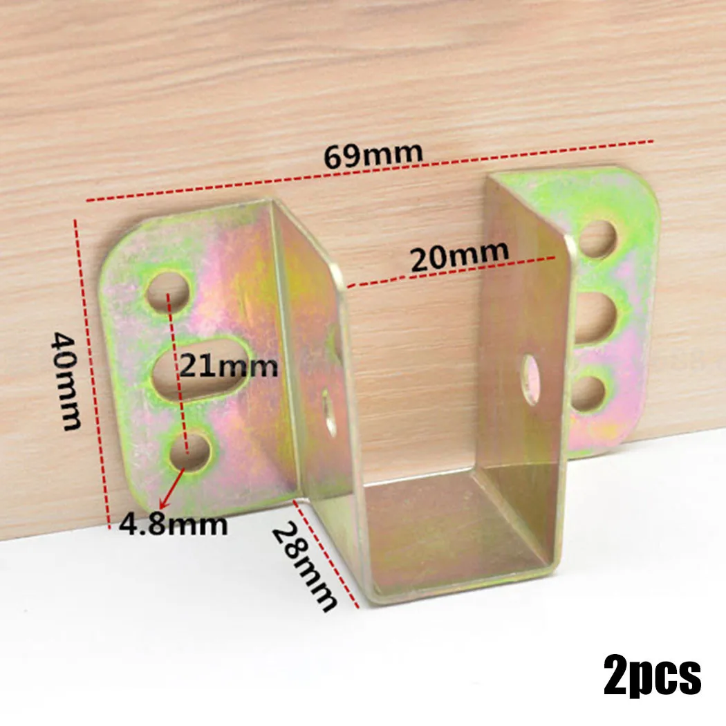 2pcs U Shaped Metal Bed Bracke - Furniture Hardware Bolts review and price