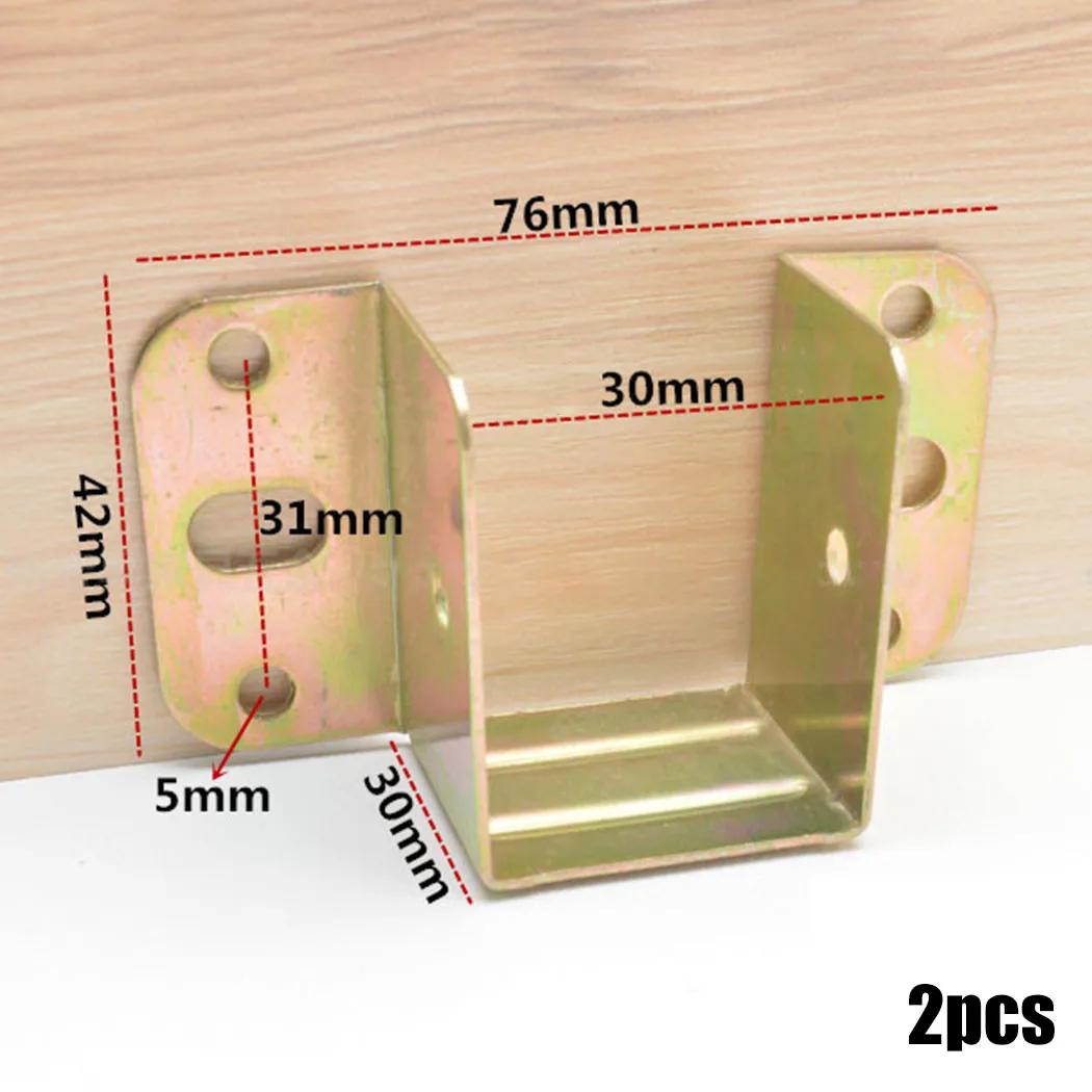 2pcs U Shaped Metal Bed Bracke - Furniture Hardware Bolts review and price