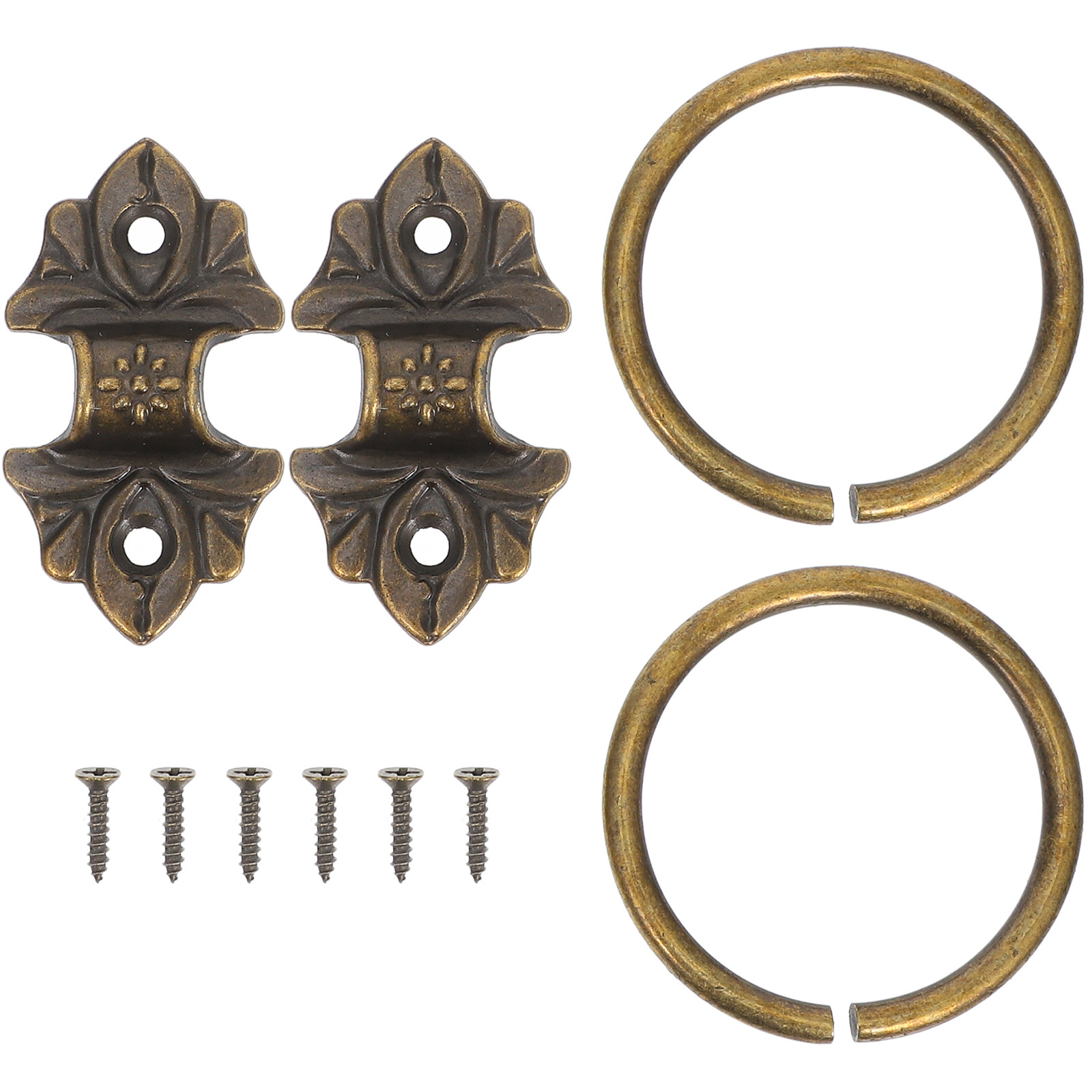 2Pcs Vintage Style Round Ring  - Vintage Furniture Hardware Replacement review and price