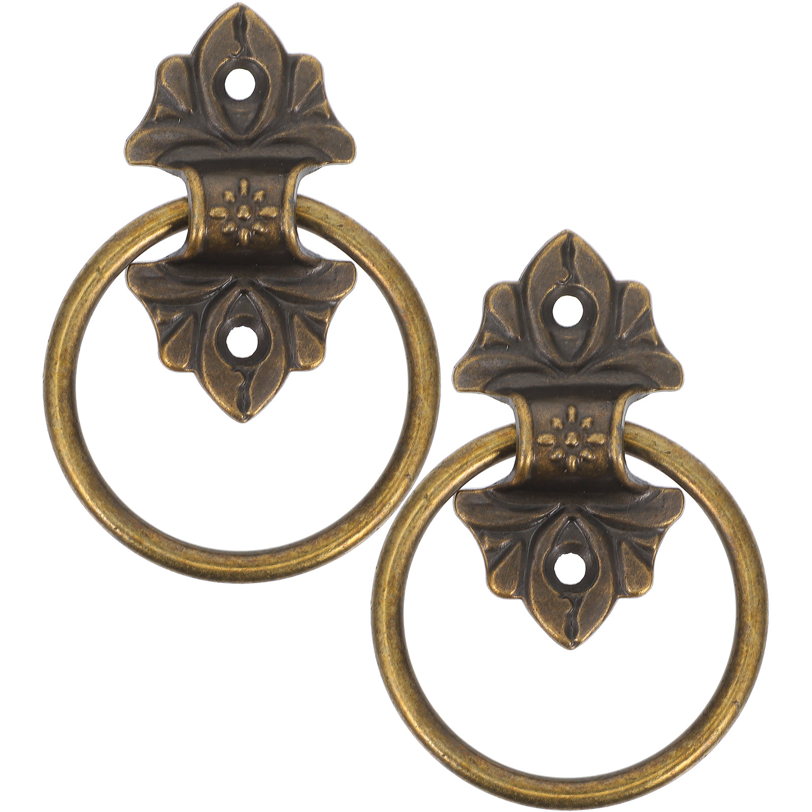 2Pcs Vintage Style Round Ring  - Vintage Furniture Hardware Replacement review and price