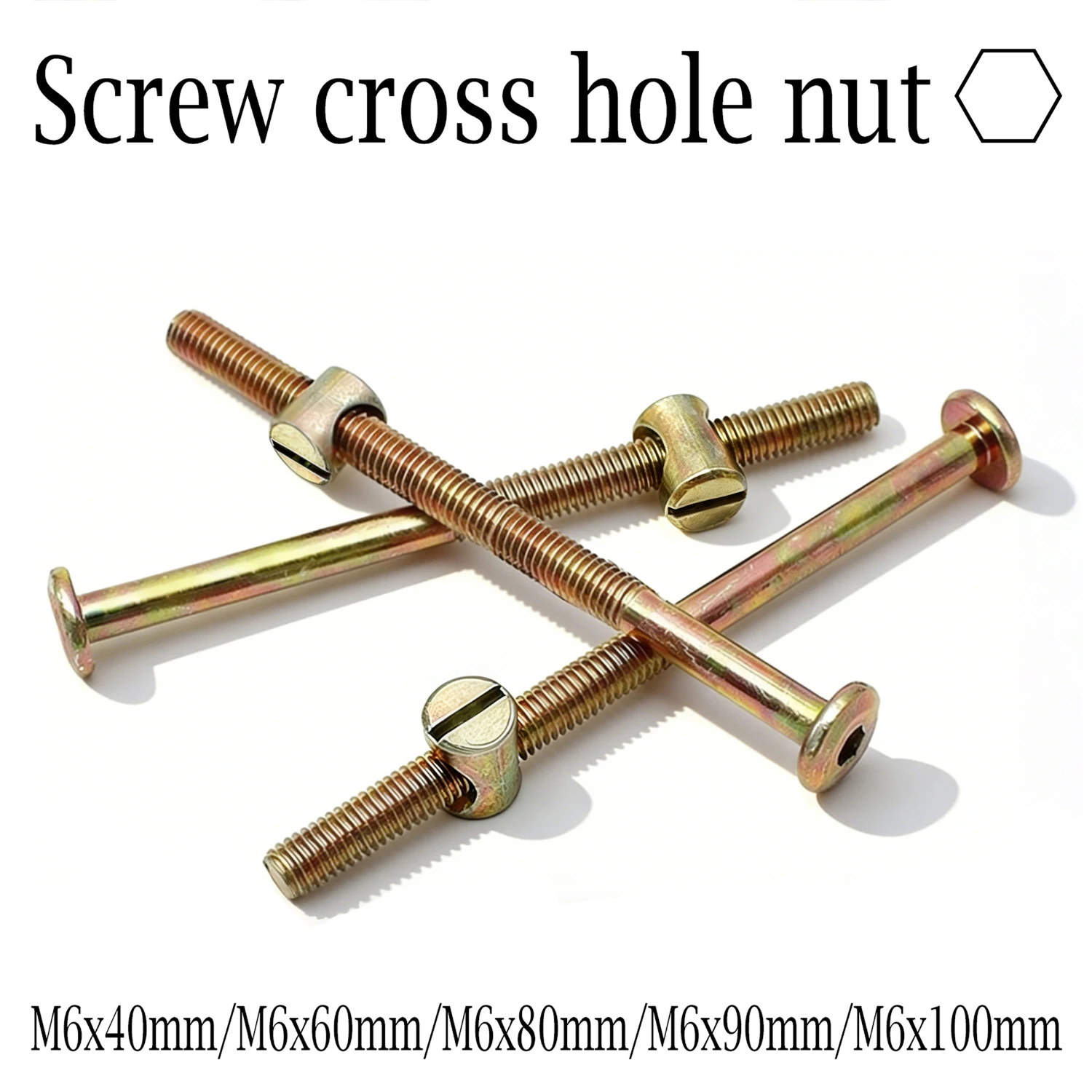 10/20Pcs M6 Hex Socket Head Ca - Furniture Hardware Barrel Nut review and price