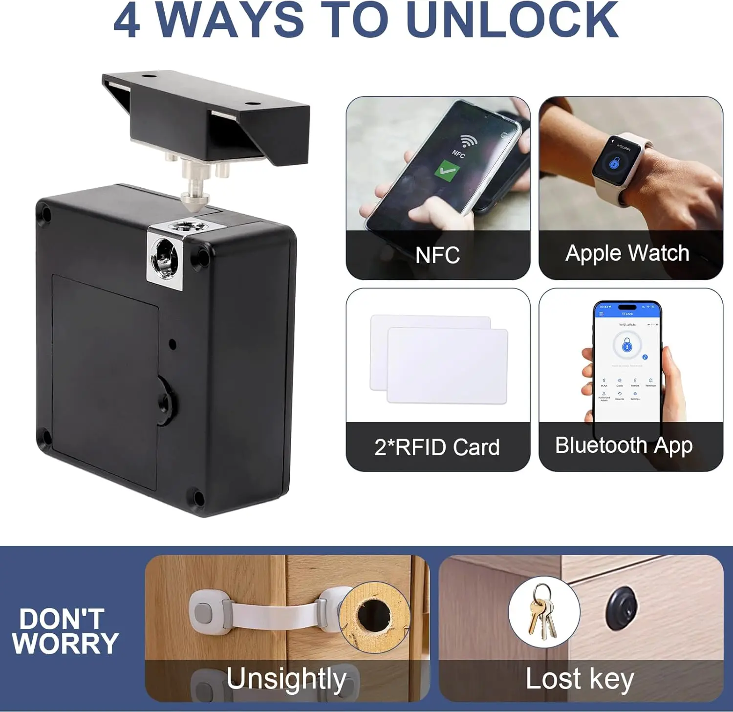Mobile phone NFC smart locker  - Furniture Hardware Bolts review and price