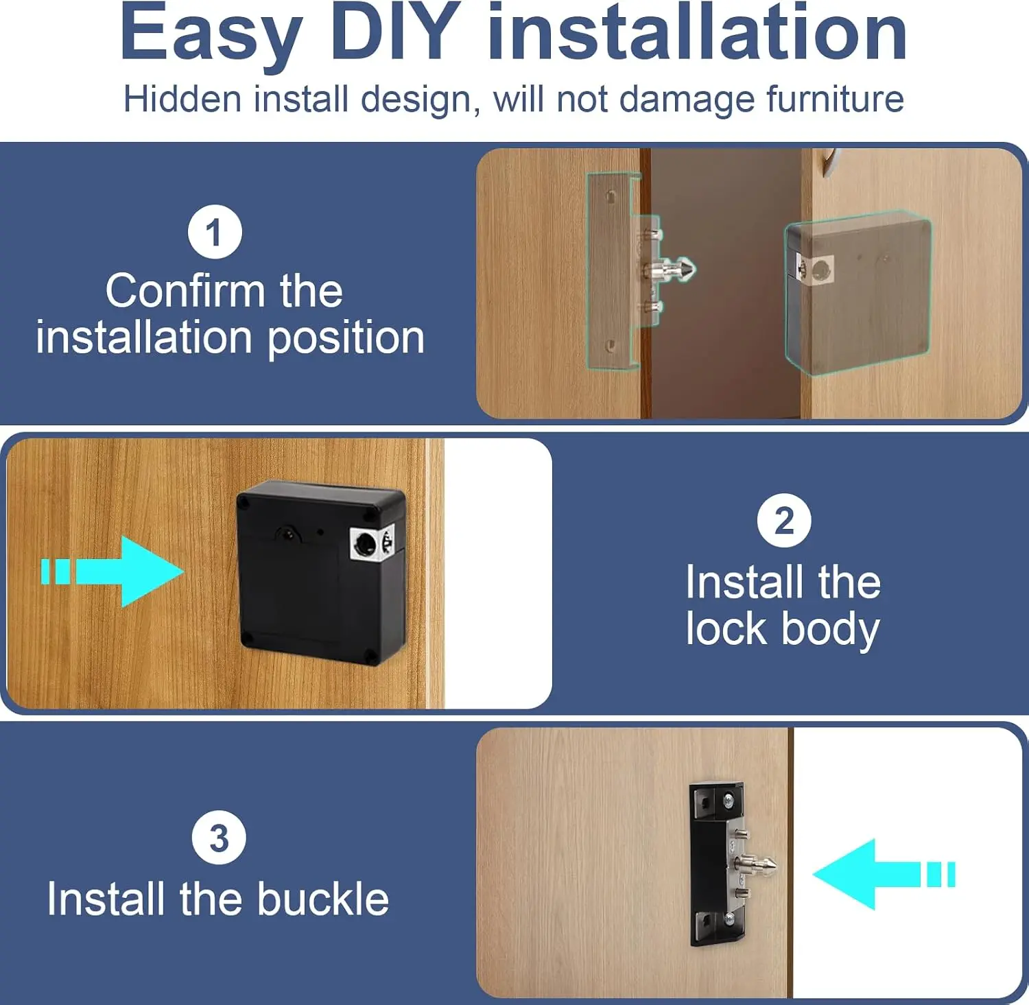 Mobile phone NFC smart locker  - Furniture Hardware Bolts review and price
