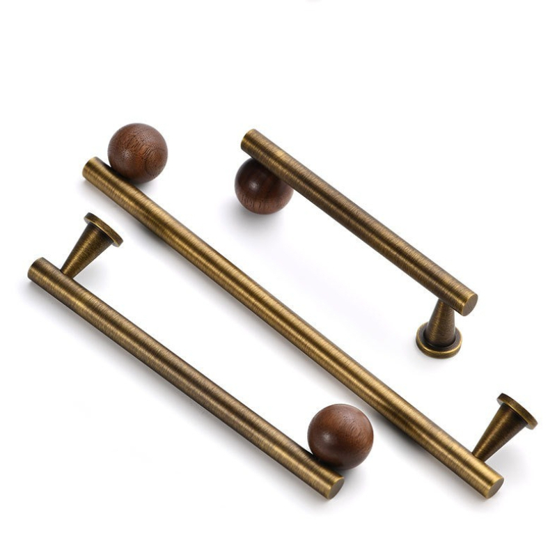 French Brass Walnut Wood Furni - Furniture And Kitchen Hardware Fitting review and price