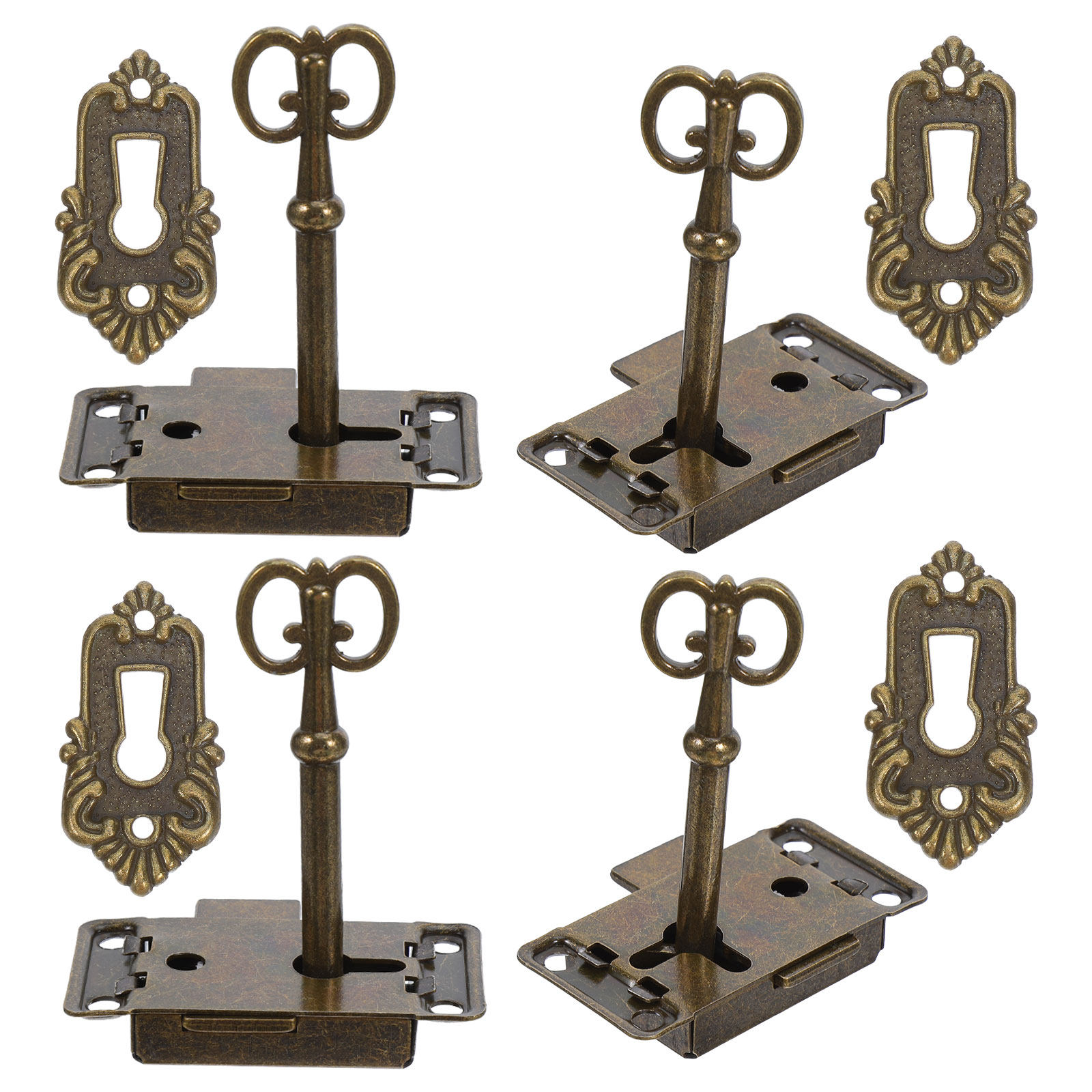4Sets Retro Cabinet Locks Iron - Vintage Furniture Hardware Replacement review and price