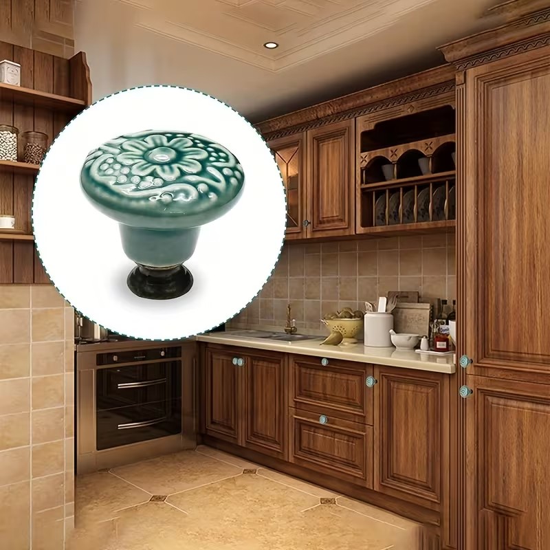 12pcs Ceramic Cabinet Knobs, F - Furniture Hardware Pulls review and price