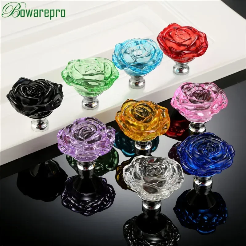 bowarepro 50MM Crystal Rose Gl - Furniture Hardware Drawer Pulls review and price