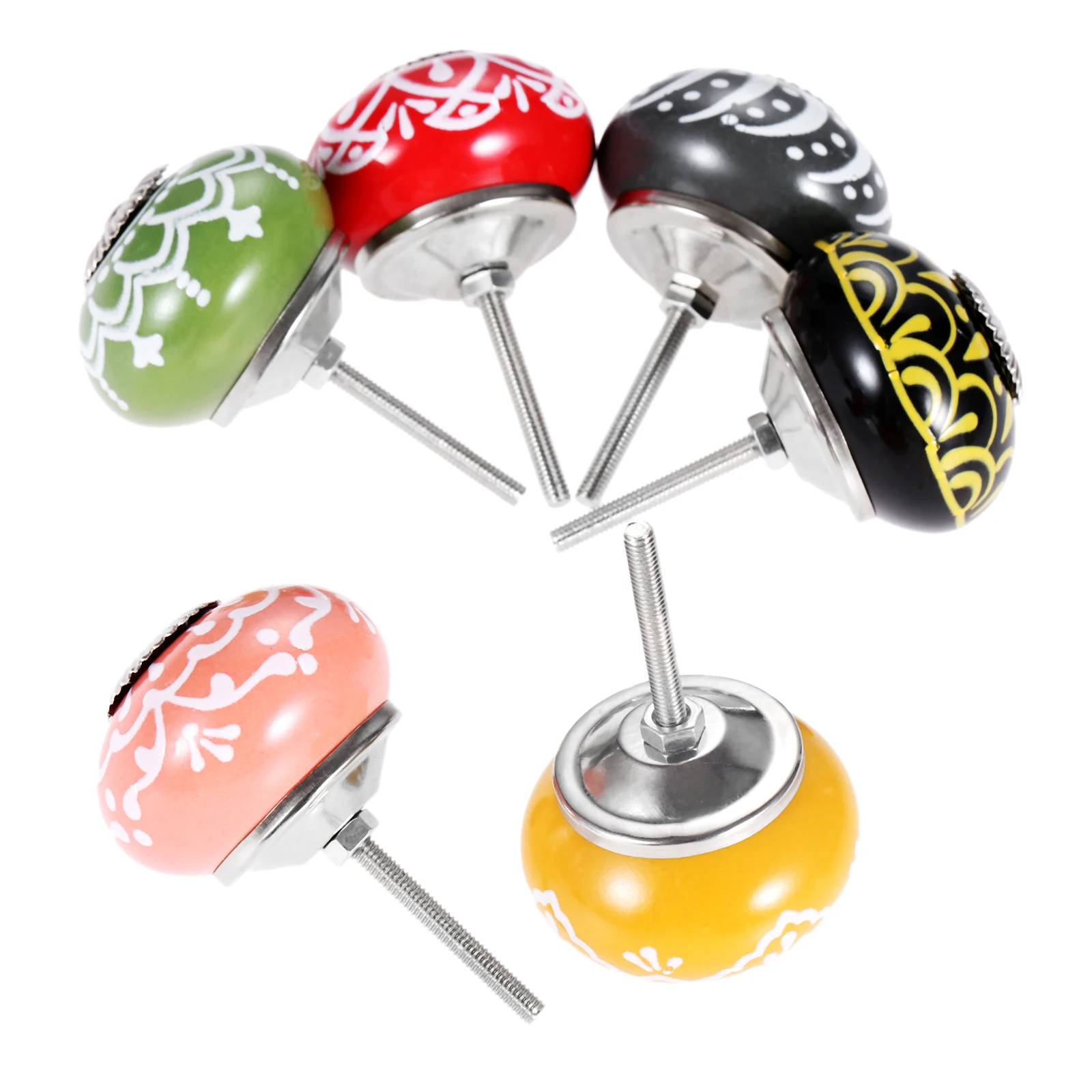 40mm Vintage Floral Prints Cer - Cabinet Knob Round review and price