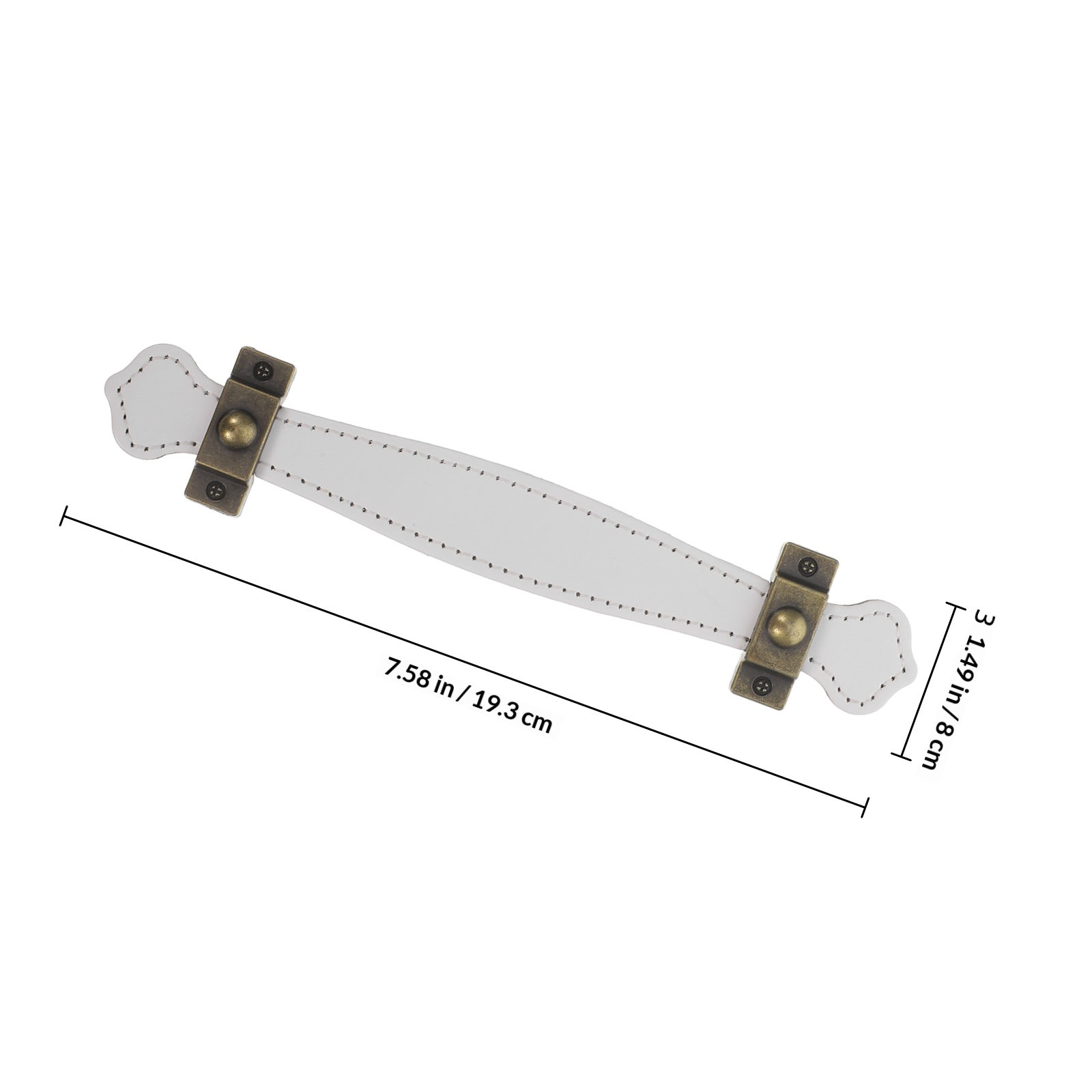 2Pcs Vintage Fake Strap Handle - Vintage Furniture Hardware Replacement review and price
