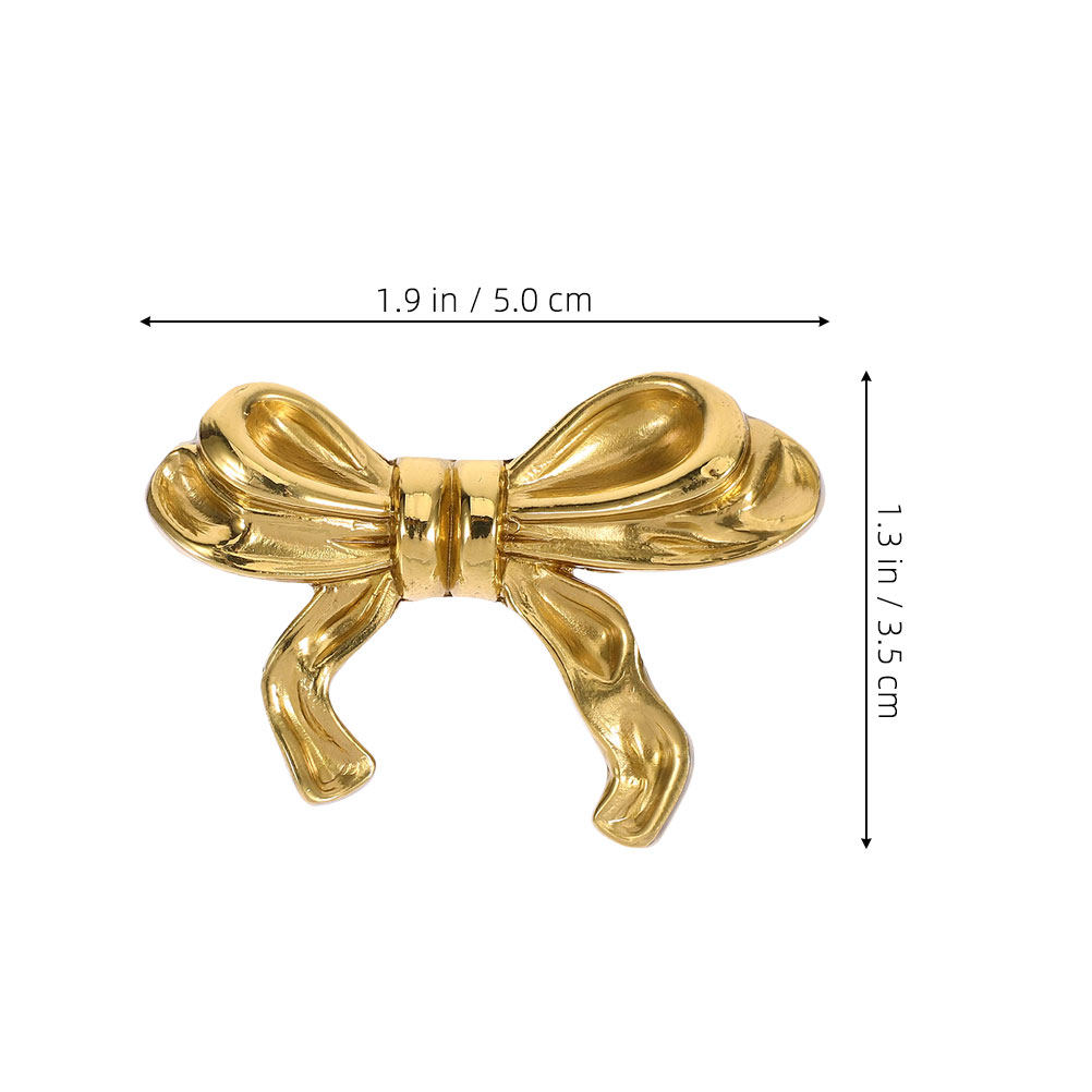2Pcs Brass Bowknot Cabinet Han - Vintage Furniture Hardware Replacement review and price