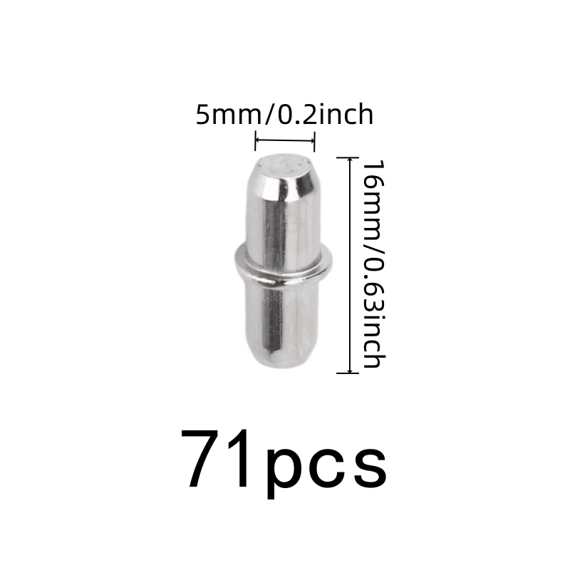 71 pcs Shelf Support Pins, Iro - Shelf Peg Support review and price