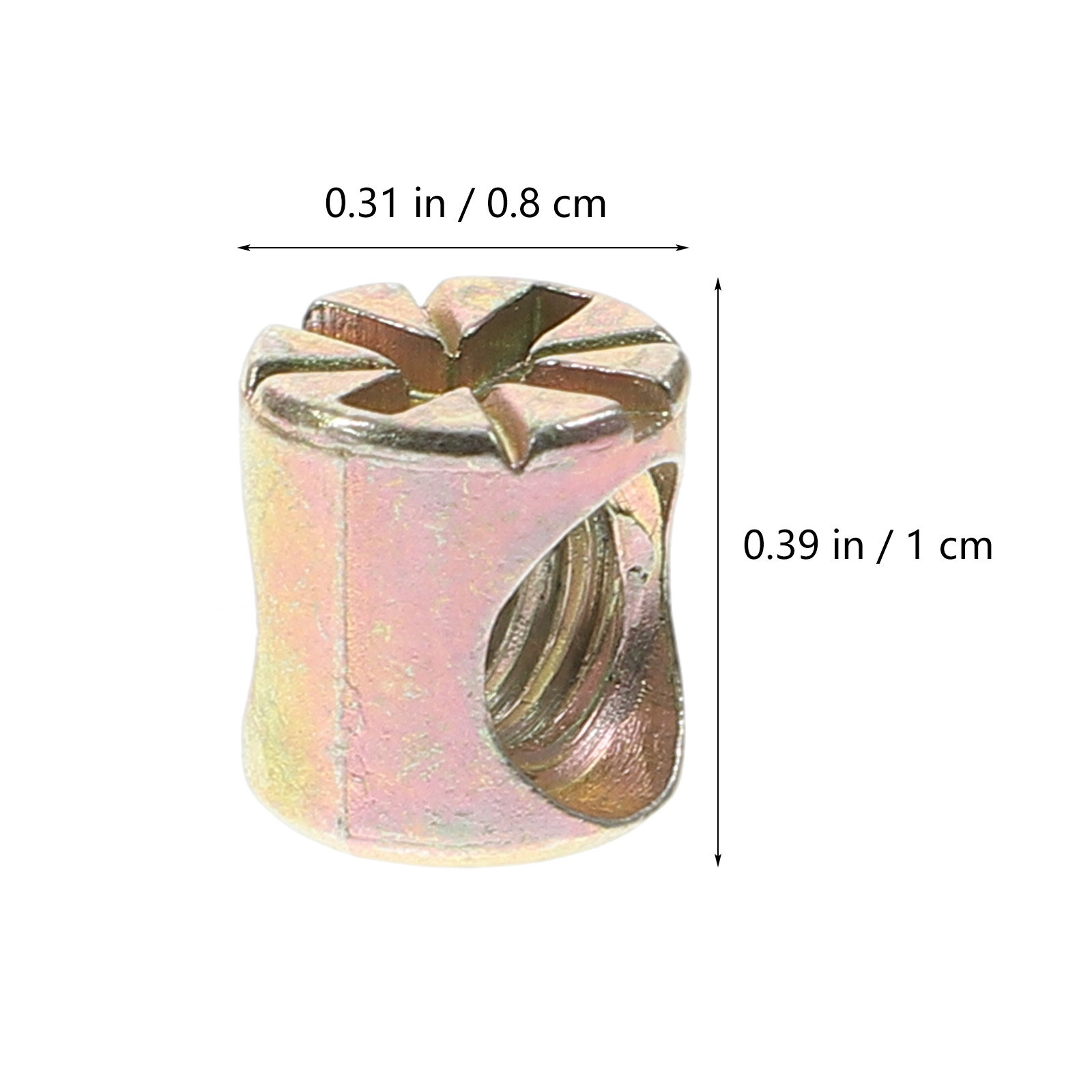 20Pcs M6 Barrel Nut Zinc Alloy - Furniture Hardware Barrel Nut review and price