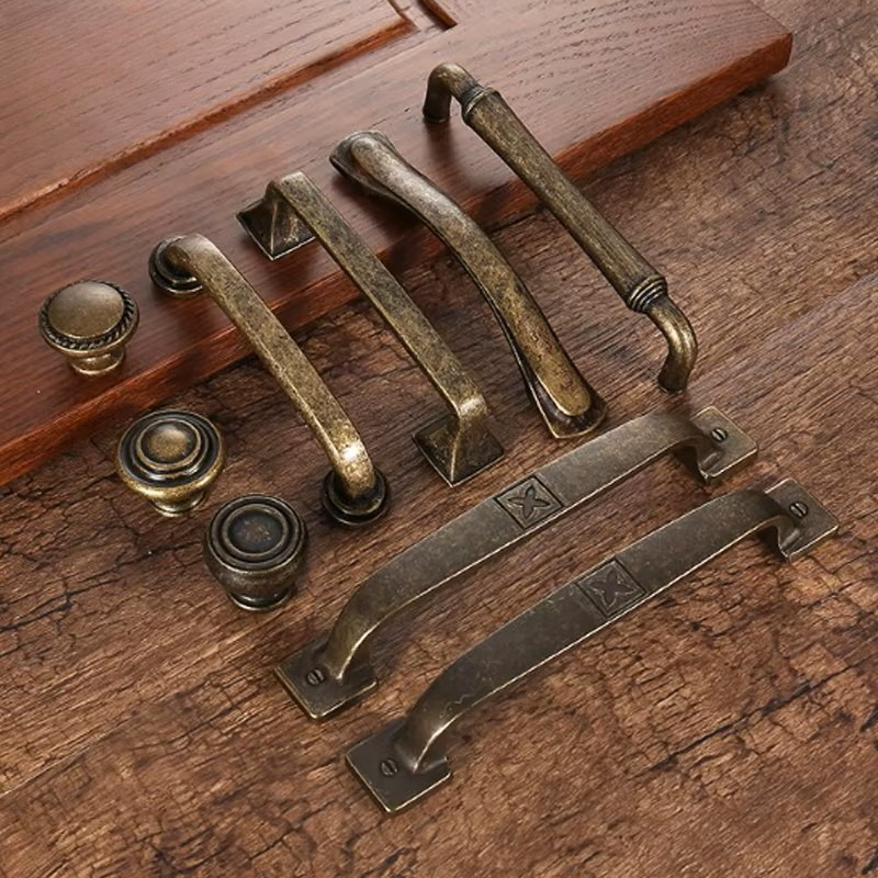 Antique Bronze Wardrobe Door H - Vintage Furniture Hardware Pulls review and price