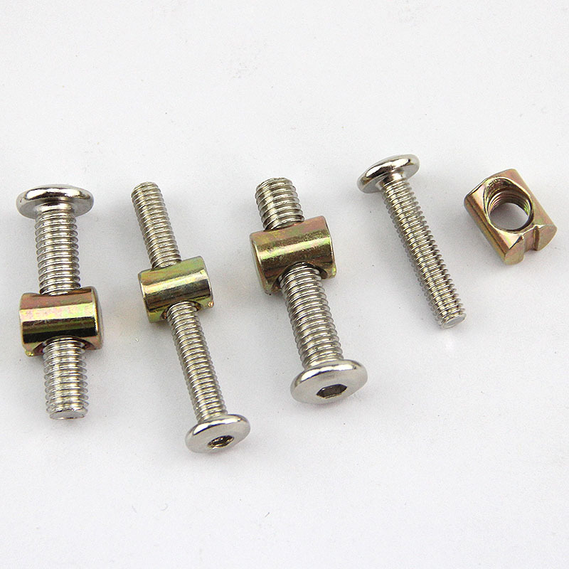 20pcs/Lot Carbon Steel Furnitu - Furniture Hardware Barrel Nut review and price