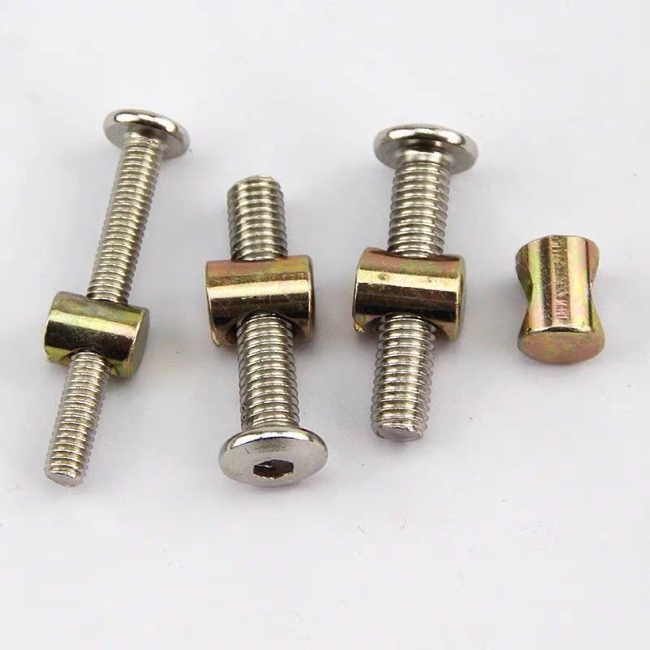 20pcs/Lot Carbon Steel Furnitu - Furniture Hardware Barrel Nut review and price