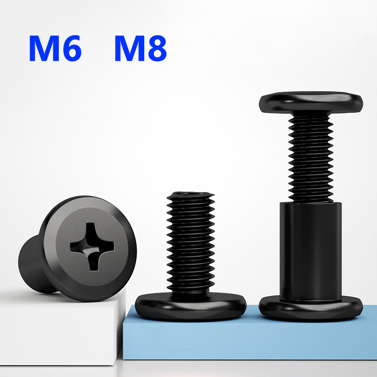 Yiqianyuan Black Carbon Steel  - Furniture Hardware Barrel Nut review and price