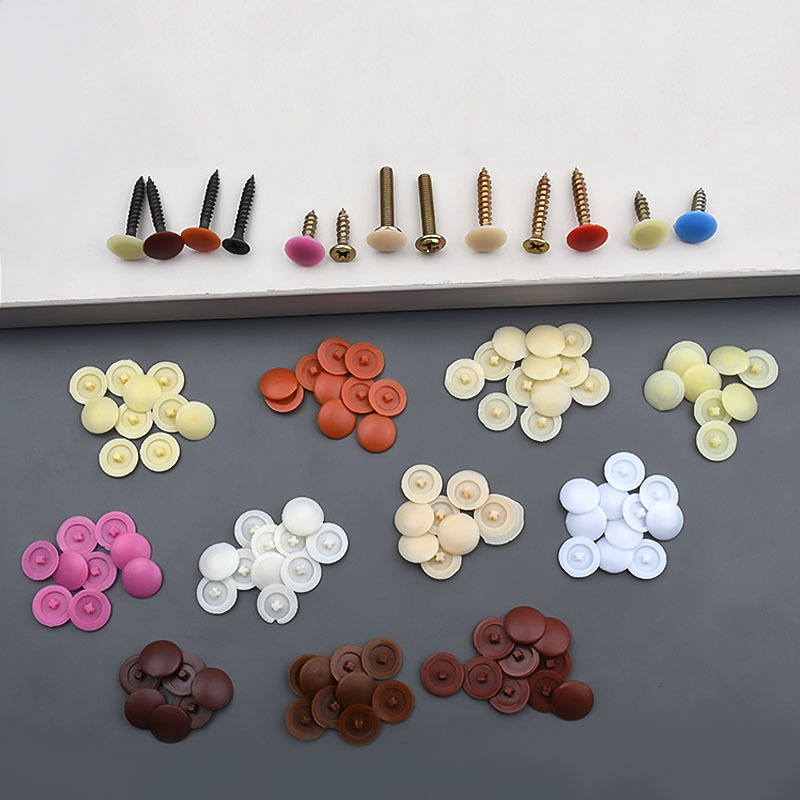 100/500/1000pcs Plastic Screw  - Furniture Hardware Bolts review and price