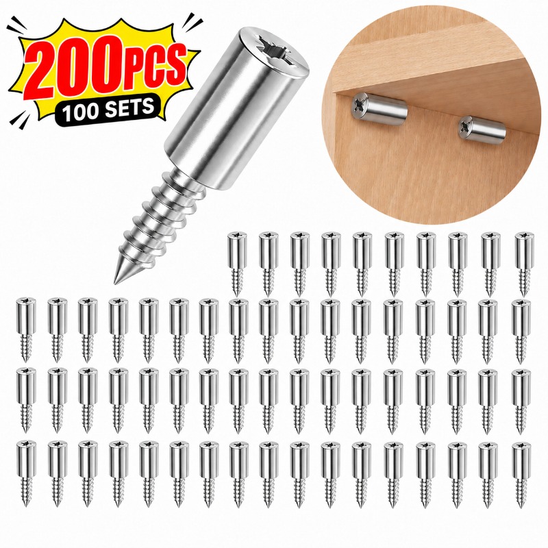 5-100Sets Self Tapping Screws  - Shelf Peg Support review and price