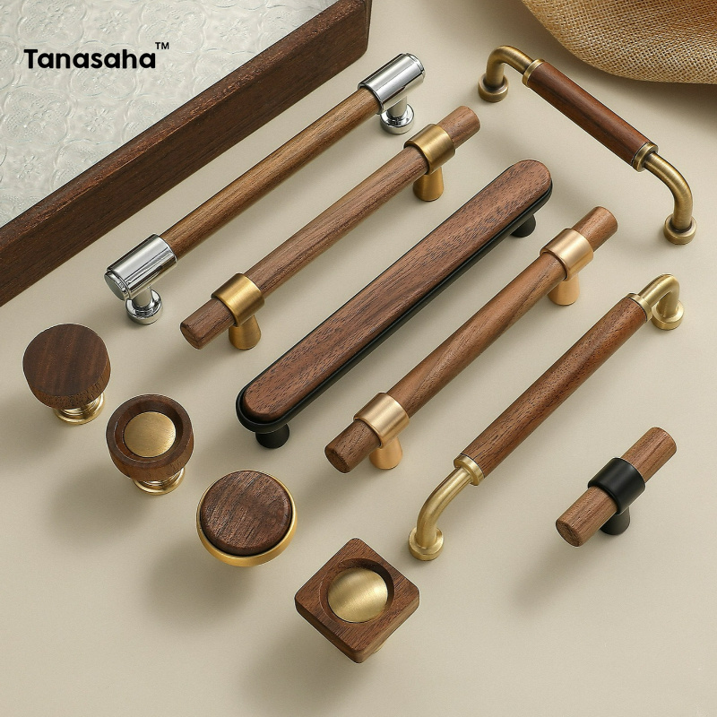 Wooden Drawer Pulls Brass Cabi - Vintage Furniture Hardware Pulls review and price