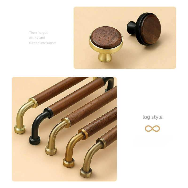Wooden Drawer Pulls Brass Cabi - Vintage Furniture Hardware Pulls review and price