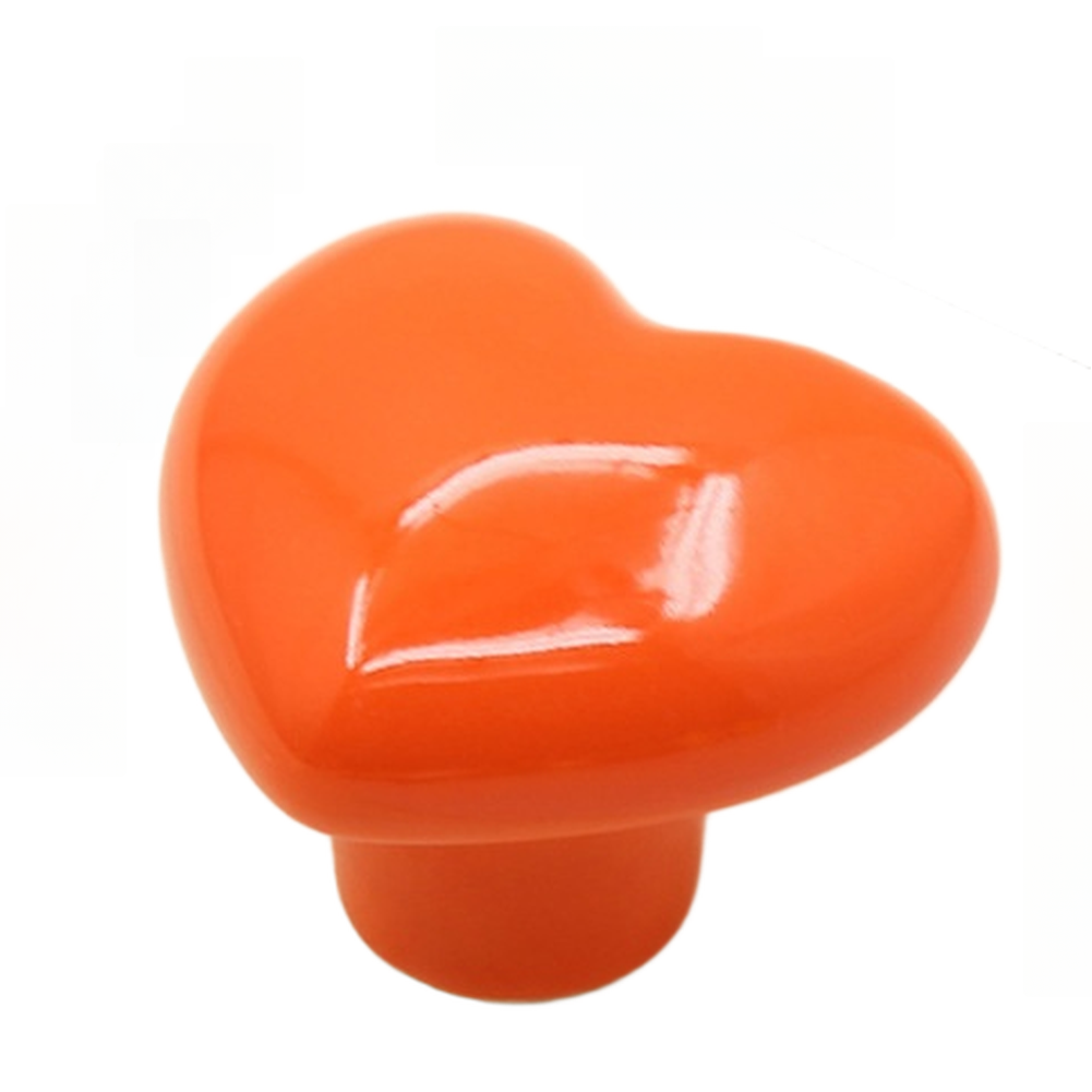 Heart Shaped Pottery Cabinet H - Furniture Hardware Drawer Pulls review and price