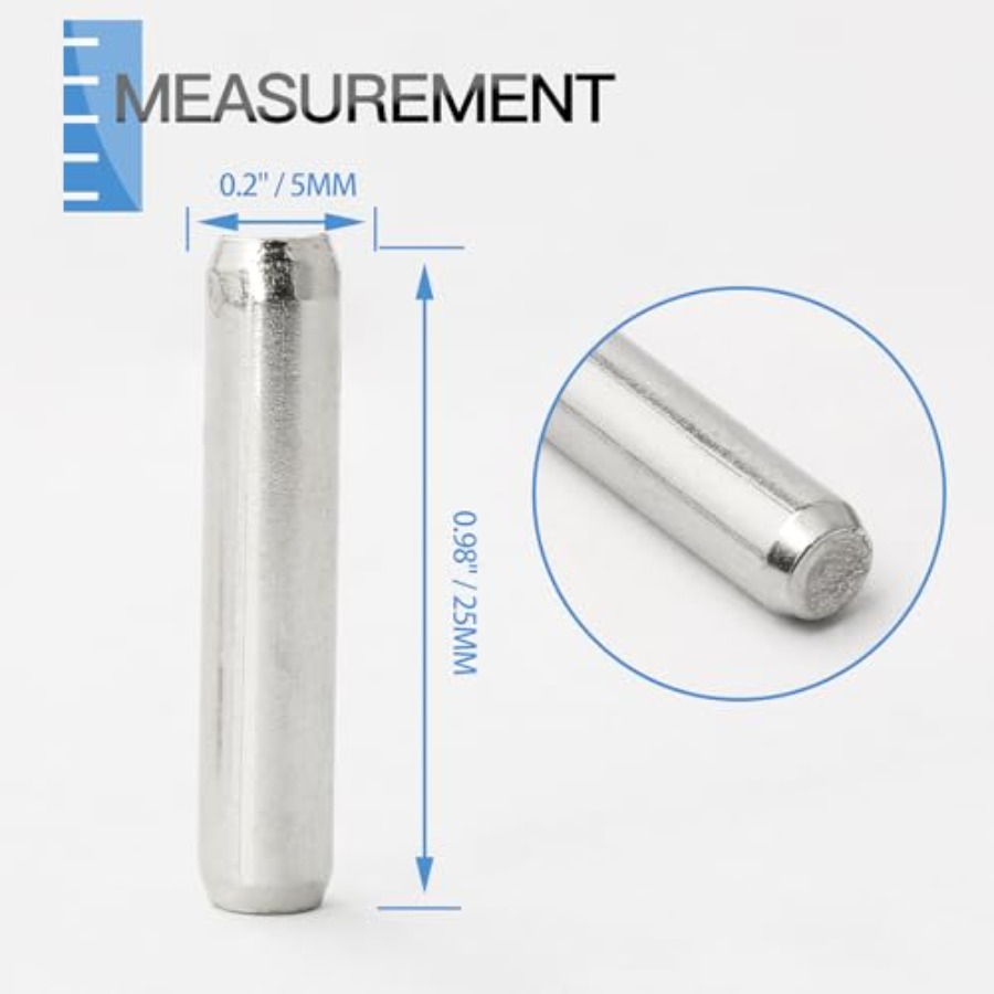 Pcs Metal Dowel Pins, 5 x 25 m - Shelf Peg Support review and price