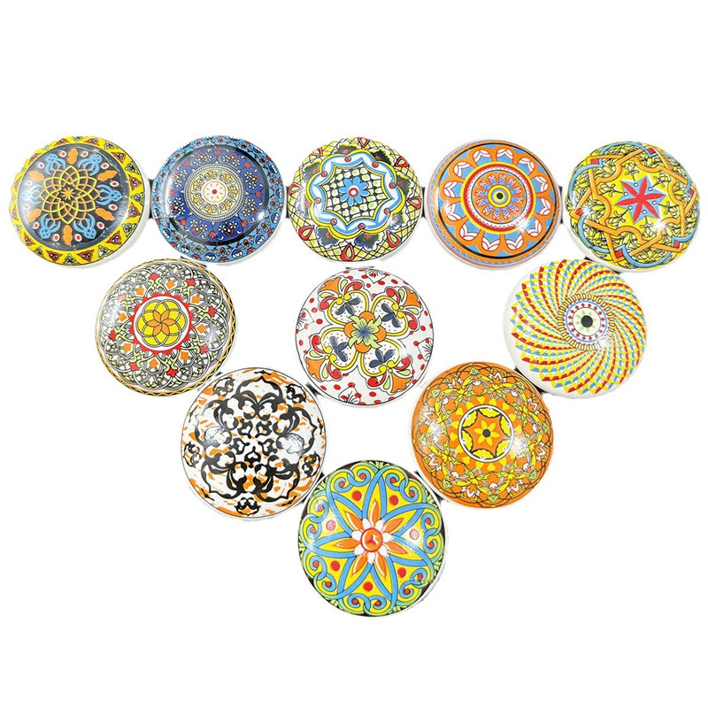 Bohemian Ceramic Single Hole C - Vintage Furniture Hardware Pulls review and price