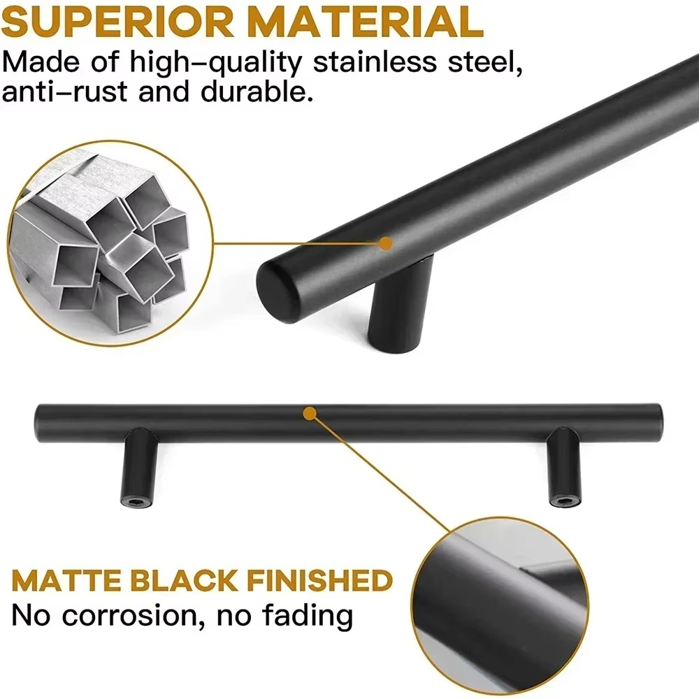 20 PCS Cabinet Pulls Matte Bla - Furniture Hardware Drawer Pulls review and price