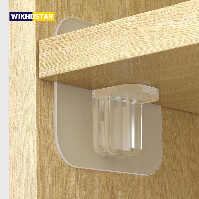 WIKHOSTAR 4/10pcs Adhesive She - Shelf Peg Support review and price