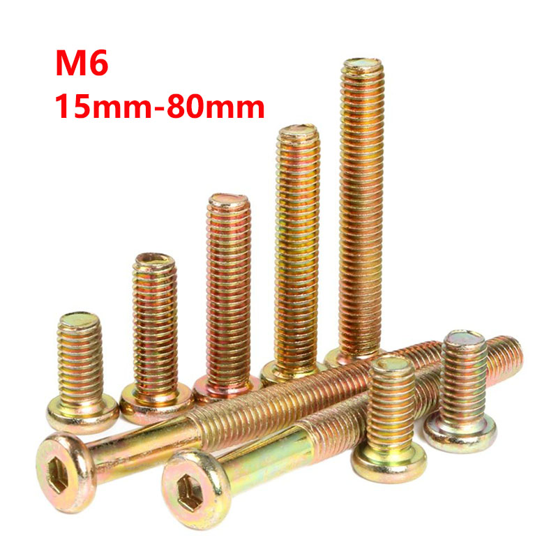 M6 Zinc Plated Hex Drive Allen - Furniture Hardware Barrel Nut review and price