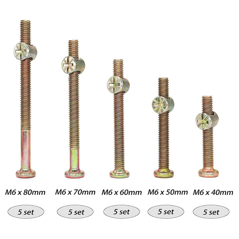 50pcs Zinc Plated Furniture Sc - Furniture Hardware Barrel Nut review and price