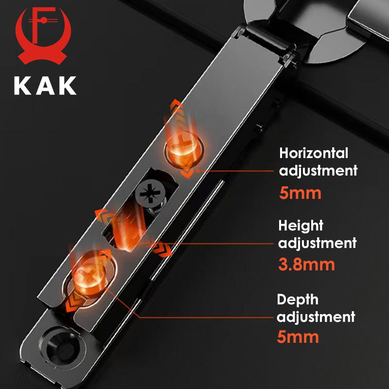 KAK 2PCS Kitchen Cabinet Hinge - Furniture And Kitchen Hardware Fitting review and price
