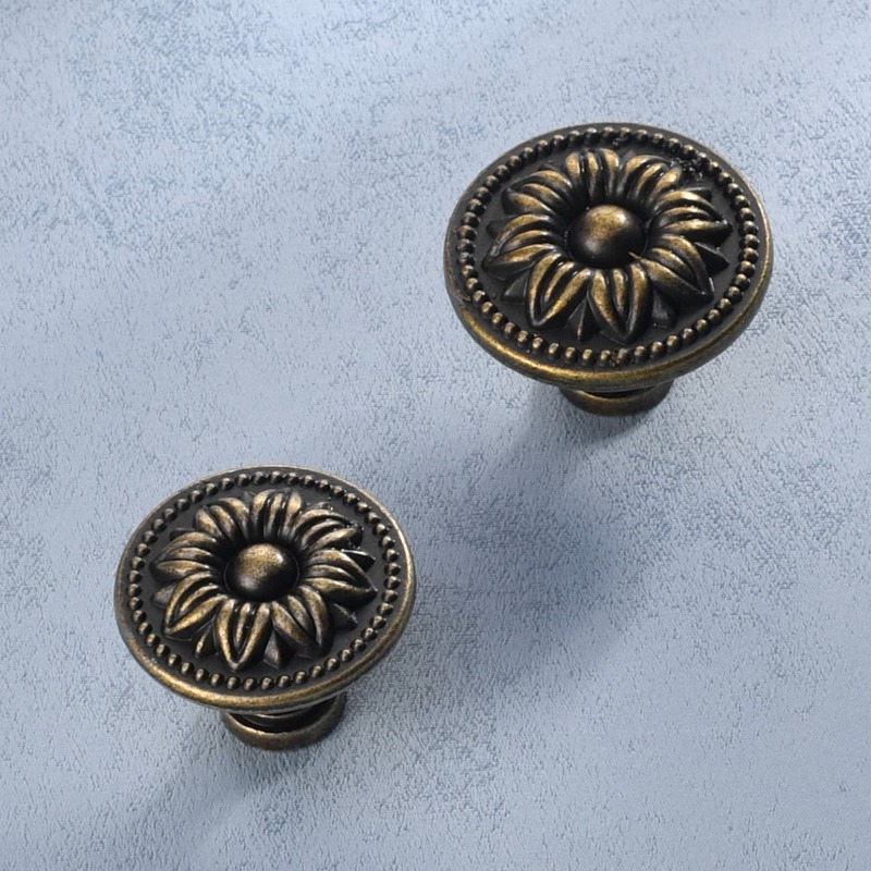 2Pcs Bronze Tone Retro Alloy K - Furniture And Kitchen Hardware Fitting review and price
