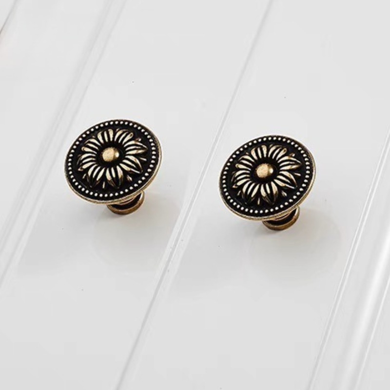 2Pcs Bronze Tone Retro Alloy K - Furniture And Kitchen Hardware Fitting review and price